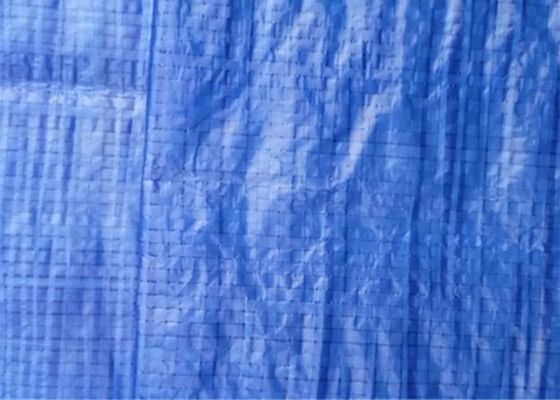 High Strength PE Tarpaulin 120gsm Blue Tarpaulin Truck Cover Roof Shading