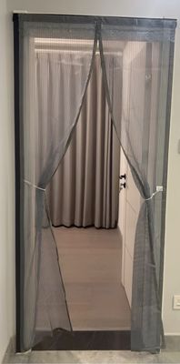 Enjoy a Hands-Free and Bug-Free Entryway with Our Magnetic Mesh Door Curtain